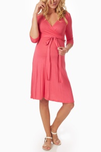 Coral Sash Maternity/Nursing Dress Price: $54 Sale: $36